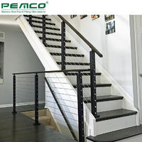 Custom Installation Vertical Wire Balustrade Handrail Systems Stair Balcony Stainless Steel Wire Rope Cable Railing Factory From China