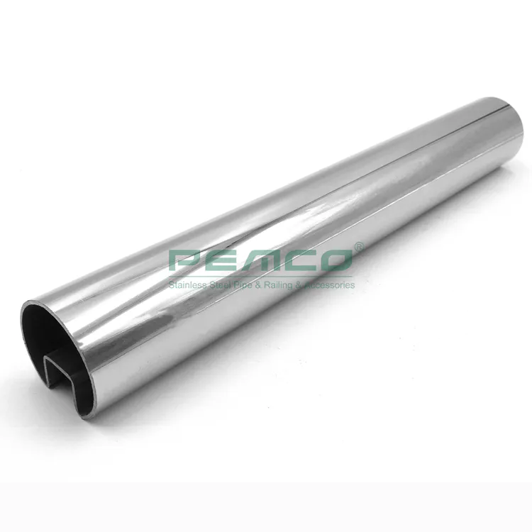 Pj-sr001 Stainless Steel Round Slotted Pipe