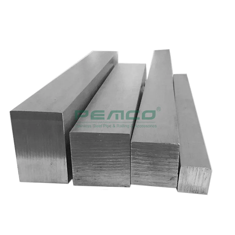 PJ-SB001S Guangdong Factory Stainless Steel Square Solid Rod Price