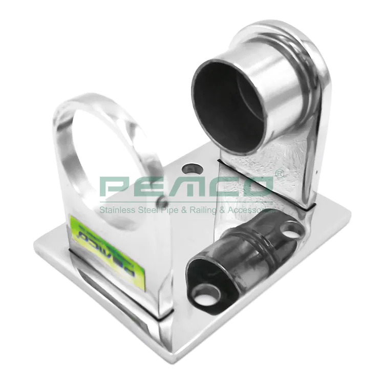 PJ-B013 Stainless Steel Square Plate Side Mounted Railing Base