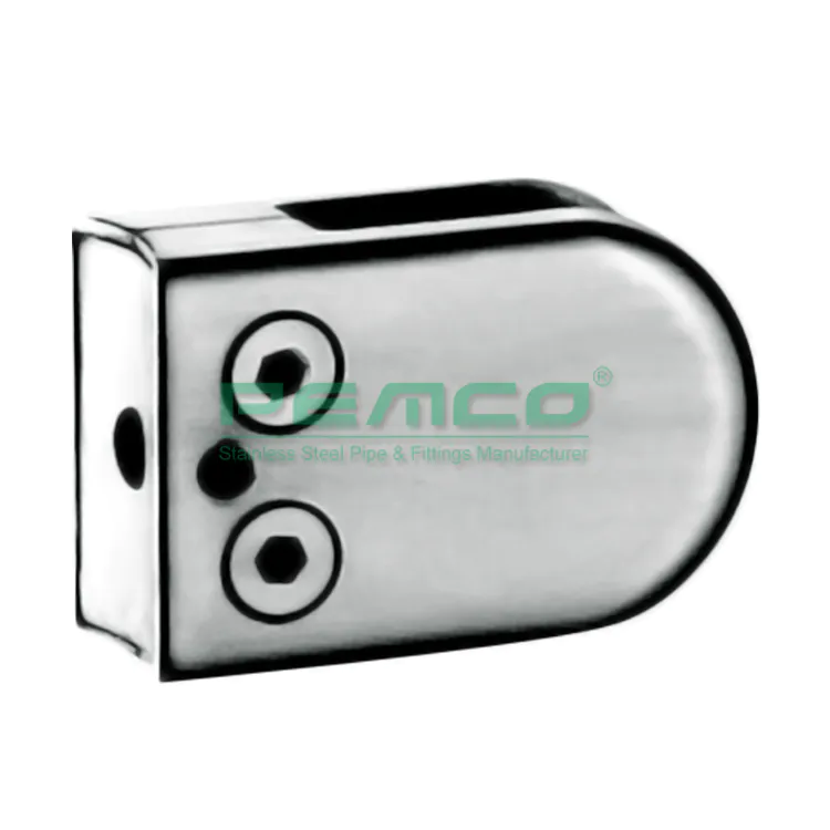 PEMCO Stainless Steel glass holding clamp Supply for handrail