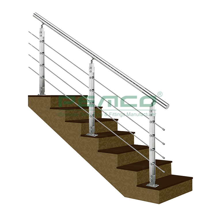 PEMCO Stainless Steel tube railing company for stair-1