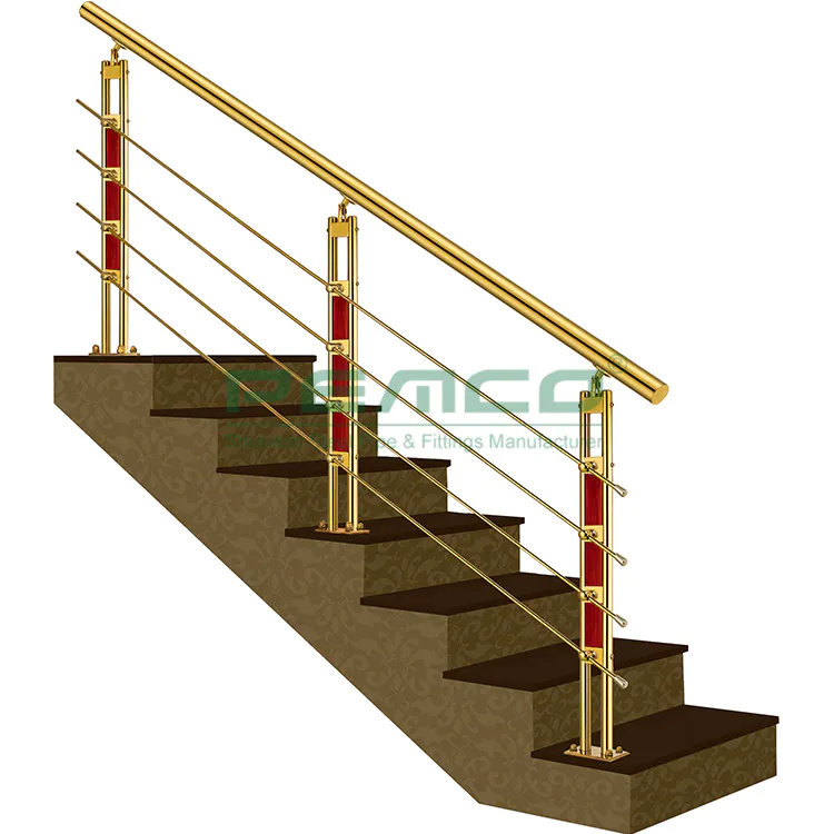 PJ-A153 New Stainless Steel Tube Railing System Post Design