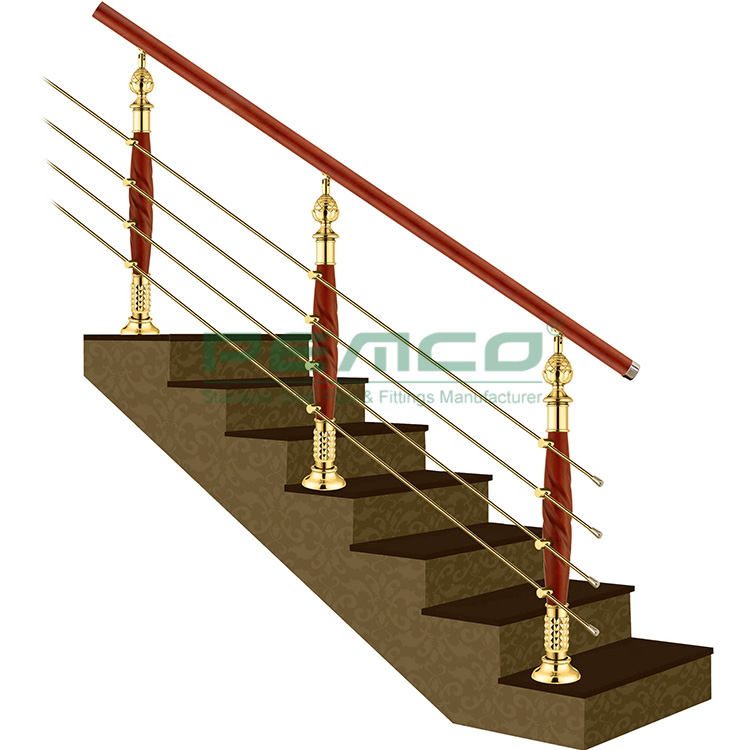 stable square tube handrail company for stair-1