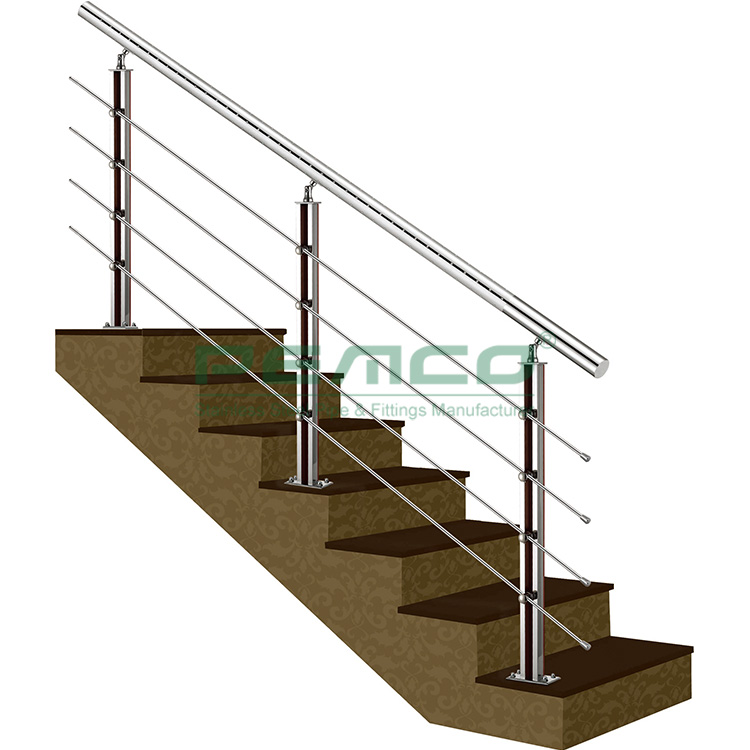 PEMCO Stainless Steel tube railing system Supply for corridor-1