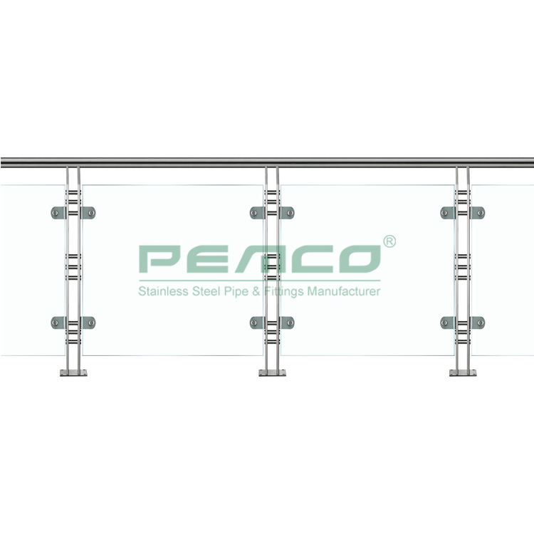 PEMCO Stainless Steel New glass deck railing Suppliers for office building-1