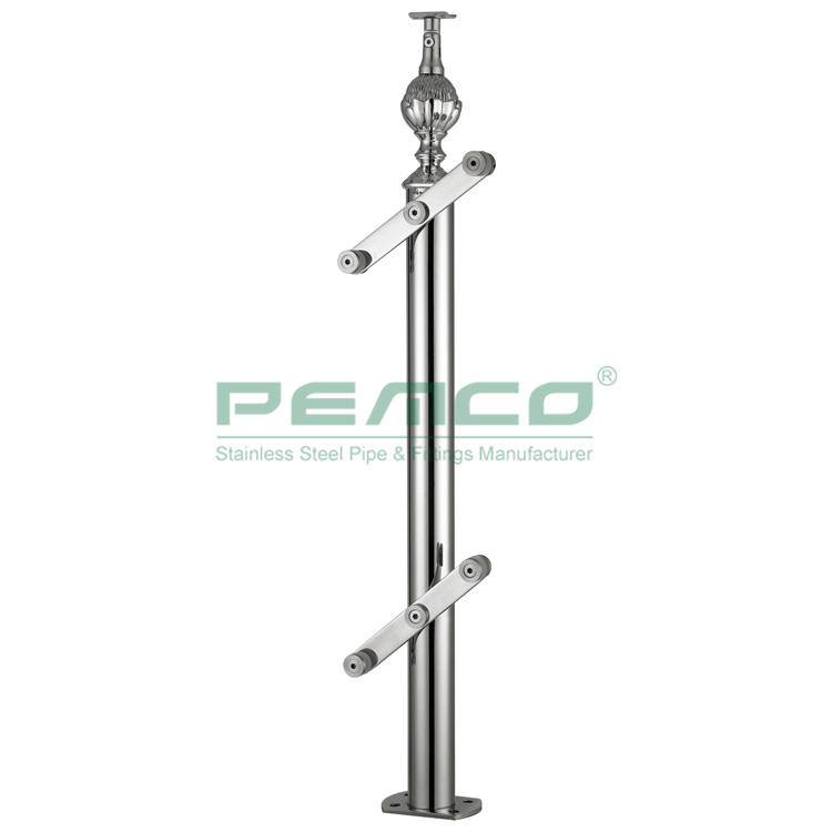 PJ-A167 Modern Design luxurious Stainless Steel Glass Balustrade Railing Post