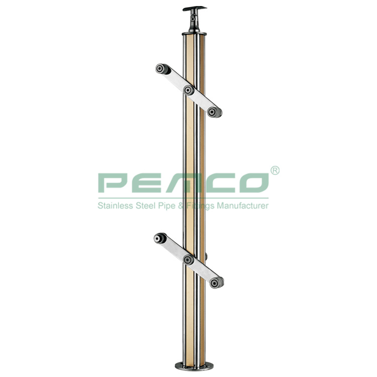 PEMCO Stainless Steel strong glass balcony railing Supply for office building-1