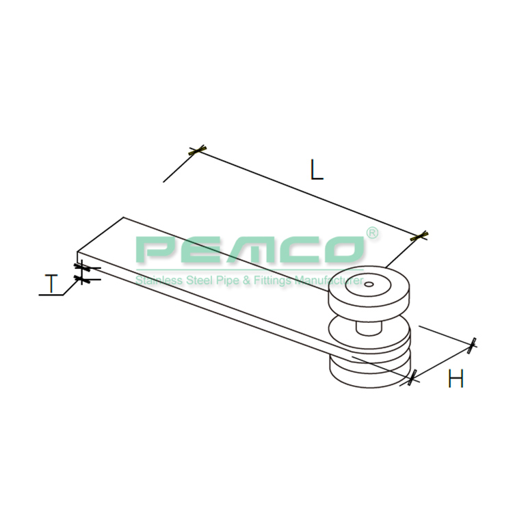 PEMCO Stainless Steel glass clip factory for balcony railings-1