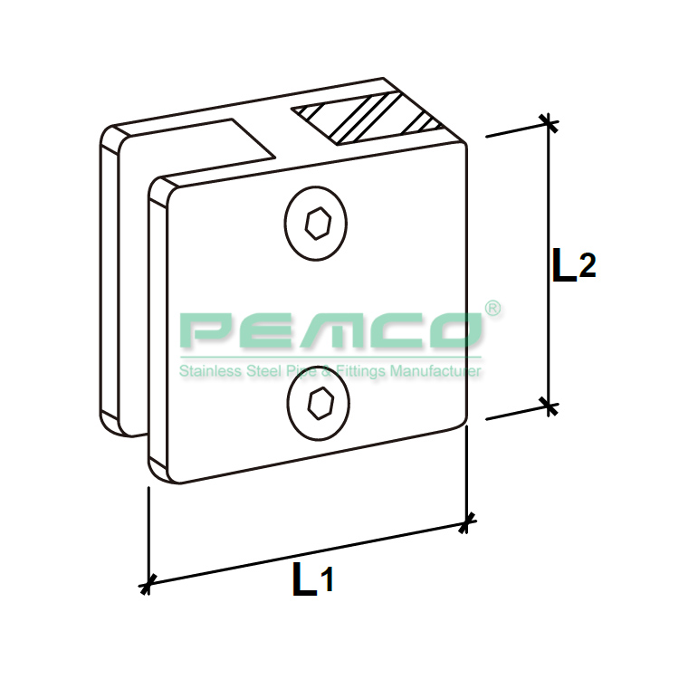 PEMCO Stainless Steel glass clip factory for furniture-1