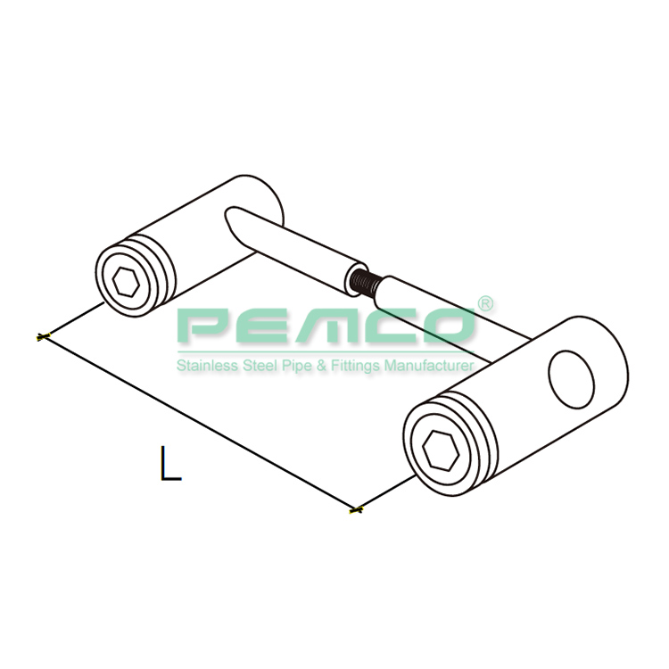 PEMCO Stainless Steel glass clamps for 10mm glass Suppliers for staircase-1