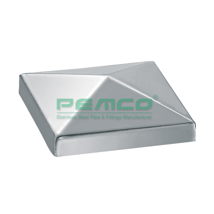 Pj-C111 Pemco Whosale Square Punching Stainless Steel End Caps