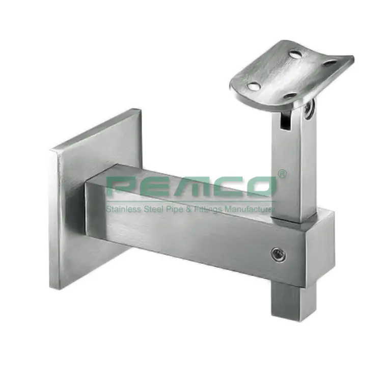 PJ-B531F Staircase Square Stainless Steel Handrail Brackets Fitting