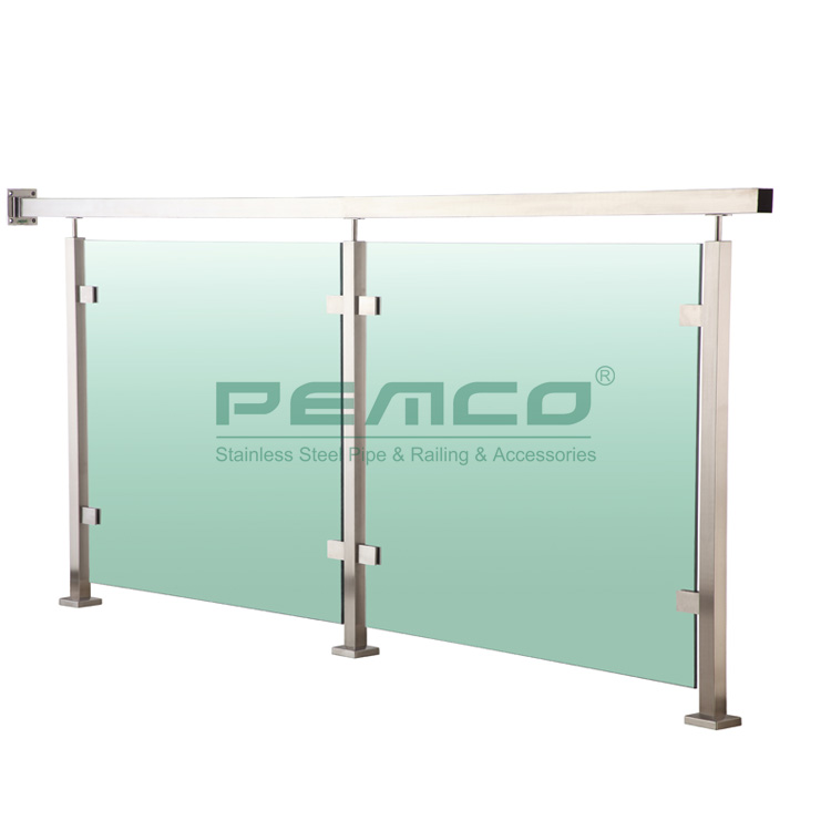 PEMCO Stainless Steel Wholesale exterior glass balustrade manufacturers for office building-2