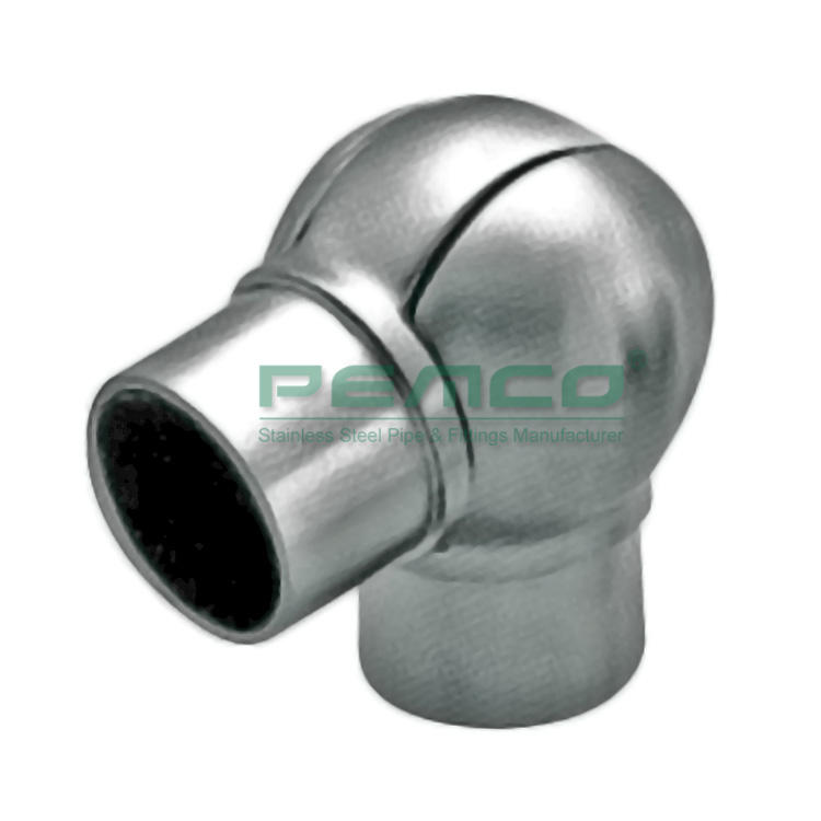 PJ-B083 Factory handrail tube connector adjustable pipe hinge joint