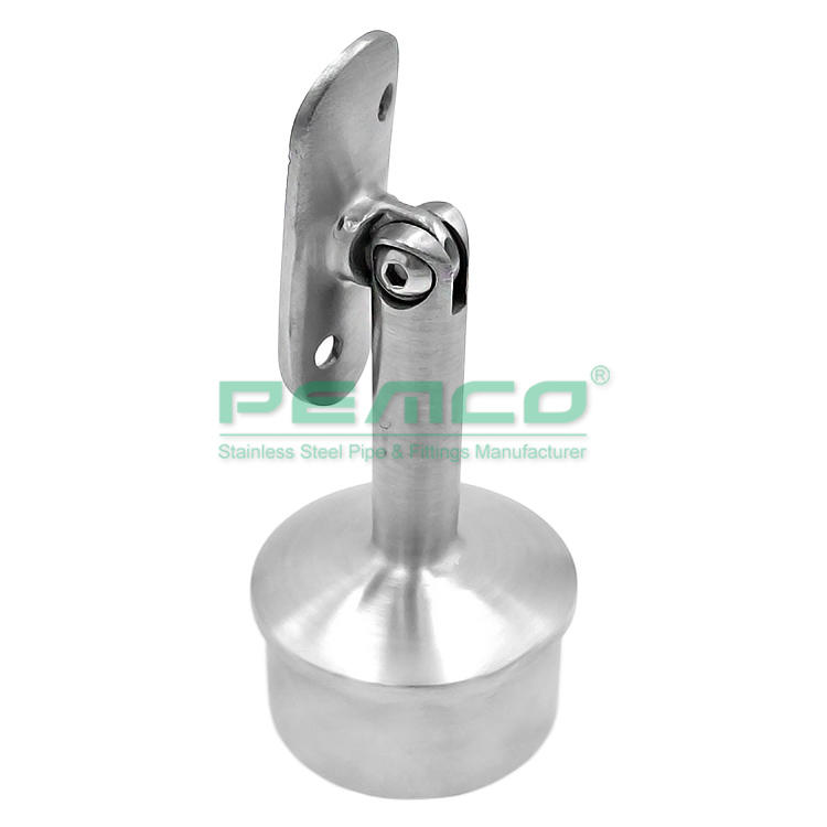 PJ-B075-2 Fixed Stainless Steel Handrail Support Top Bracket Fitting Factory