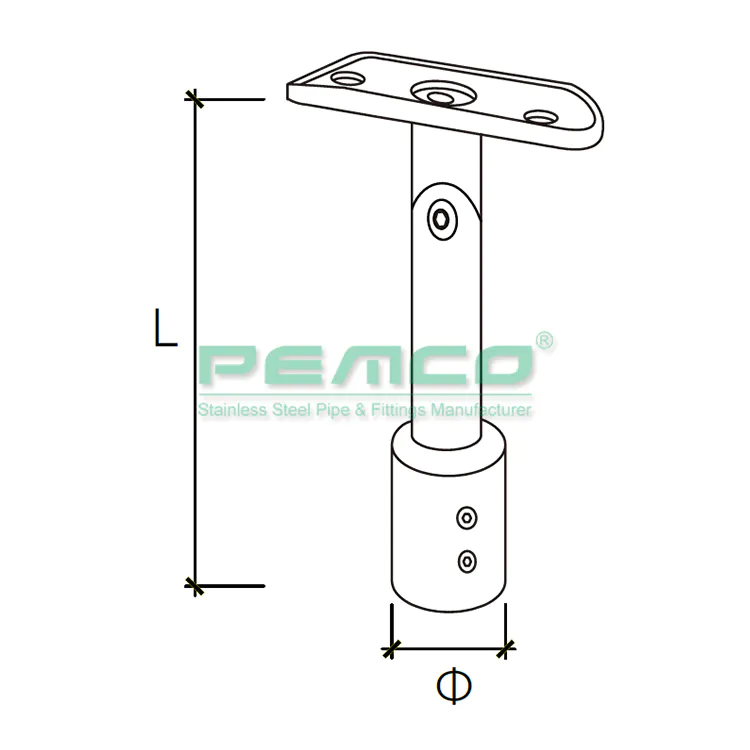 PJ-B071 Stainless Steel Tube Pipe Rail Bracket Fitting System
