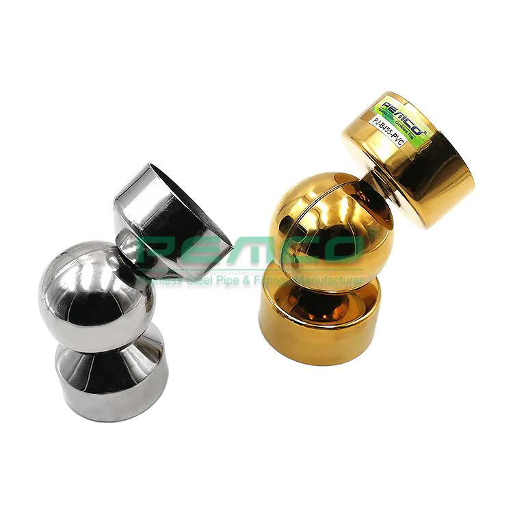 PJ-B455 Wholesale Stainless Steel Ball Elbow Adjustable Handrail Angle Joint