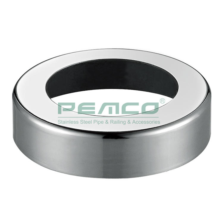 PJ-C114 Round Stainless Steel Handrail Base Plate Cover Price