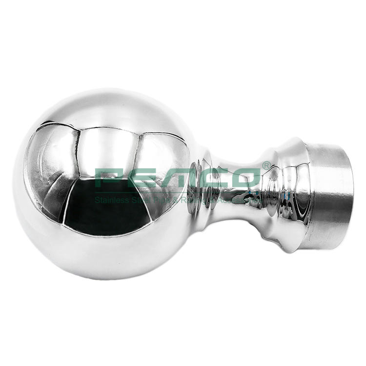 PJ-B296 China Inox Decorative Railing Ball Top Handrail Ball Base Accessories
