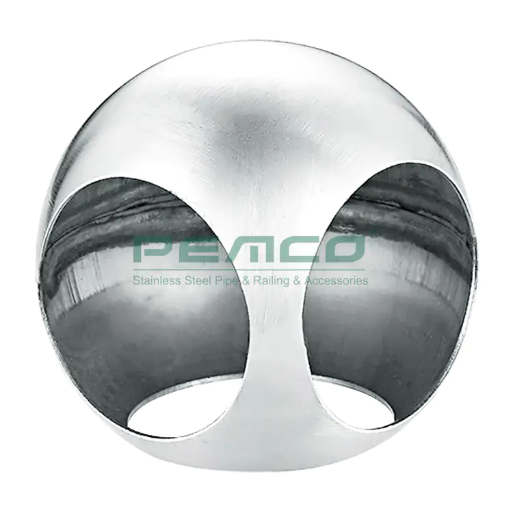 PJ-C085 Factory Ss Inox Welded Balustrade Ball Fitting Prices