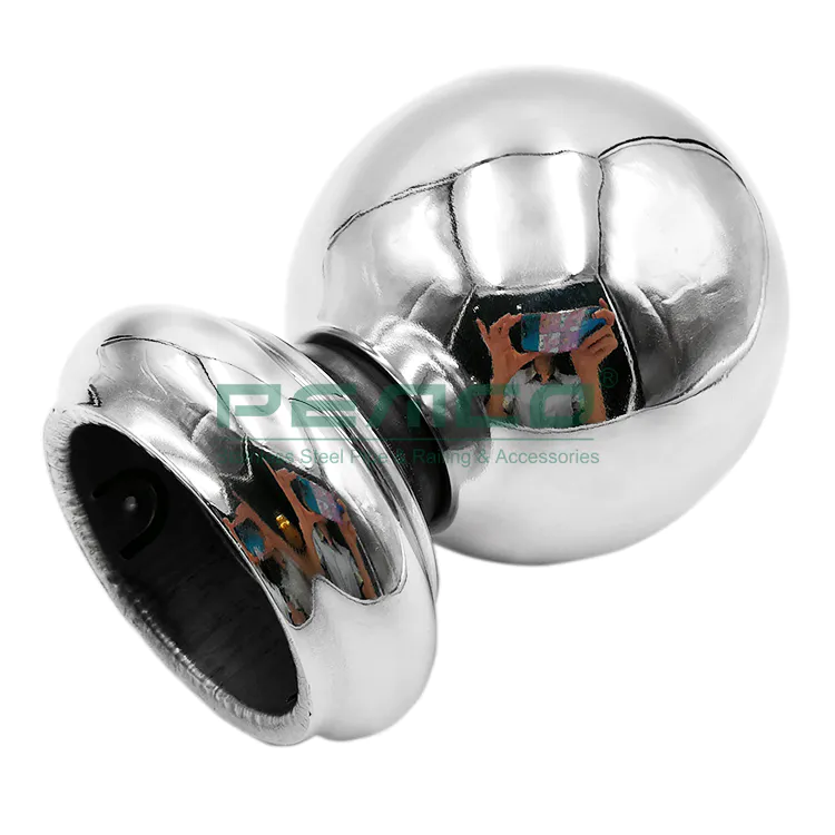PJ-C101 China Wholesale Stainless Steel Railing Ball Top Accessories
