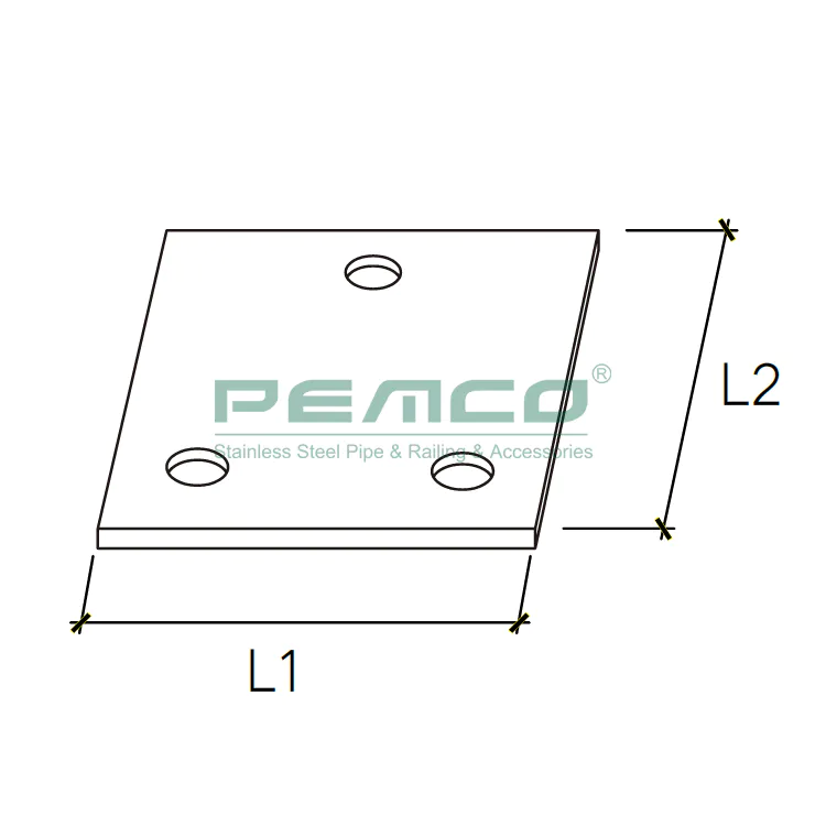 PJ-B484 Wholesale Stainless Steel Base Plates For Sale
