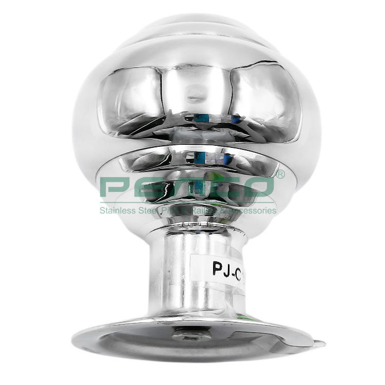 PJ-C106 Wholesale Stainless Steel Punching Balustrade Ball Top