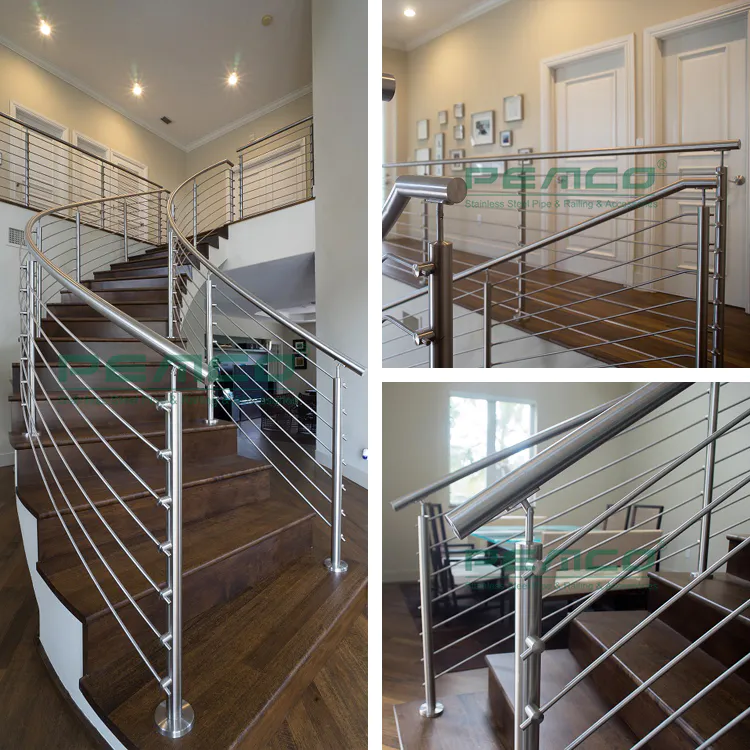 Home Indoor Stair Tube Pipe Railing