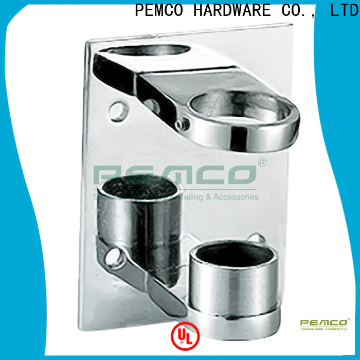 PEMCO Stainless Steel glass railing brackets factory for staircase