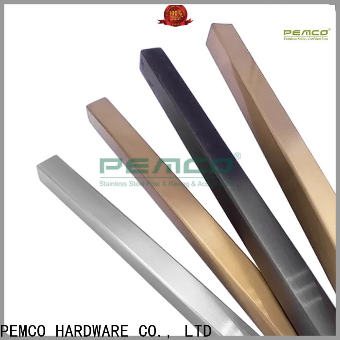 PEMCO Stainless Steel Custom PVD pipe factory for balcony