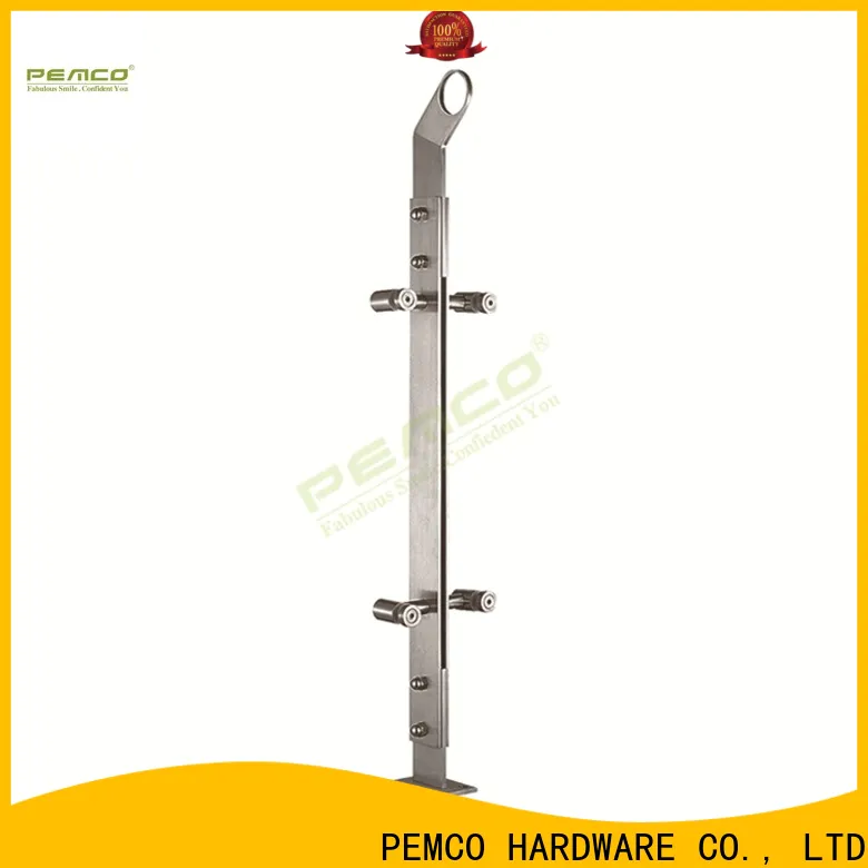 PEMCO Stainless Steel glass railing factory for handrails