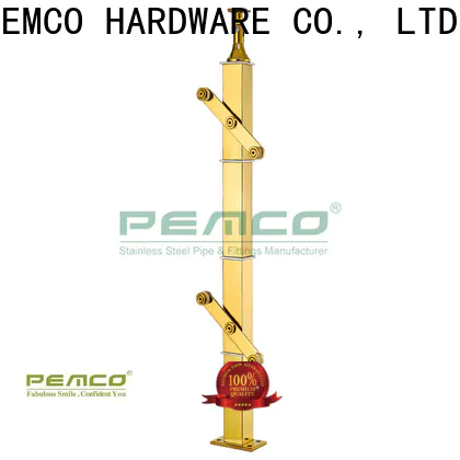 PEMCO Stainless Steel stable glass balcony railing Supply for bridge railings