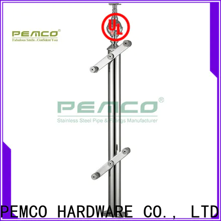 PEMCO Stainless Steel outstanding glass balcony railing company for deck railings