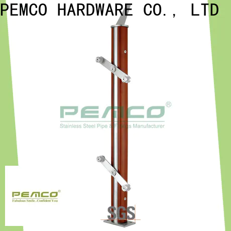 PEMCO Stainless Steel outstanding glass railing system factory for office building