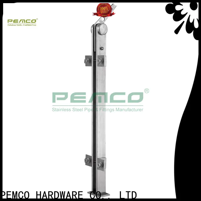 PEMCO Stainless Steel New frameless glass railing manufacturers for handrails