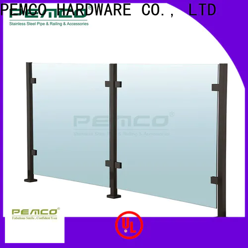 PEMCO Stainless Steel stable frameless glass railing factory for handrails