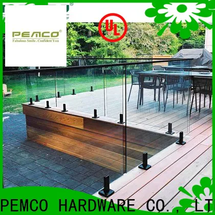 PEMCO Stainless Steel frameless railing manufacturers for balcony railings