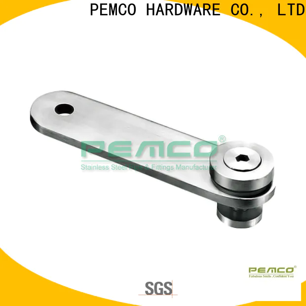 PEMCO Stainless Steel glass clip Supply for handrail
