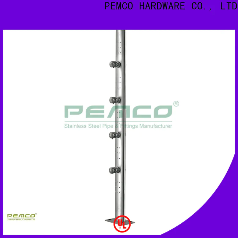 PEMCO Stainless Steel outstanding tube railing factory for balcony