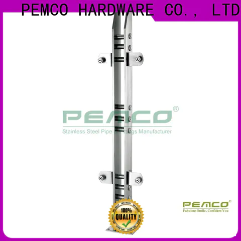 PEMCO Stainless Steel New glass deck railing Suppliers for office building