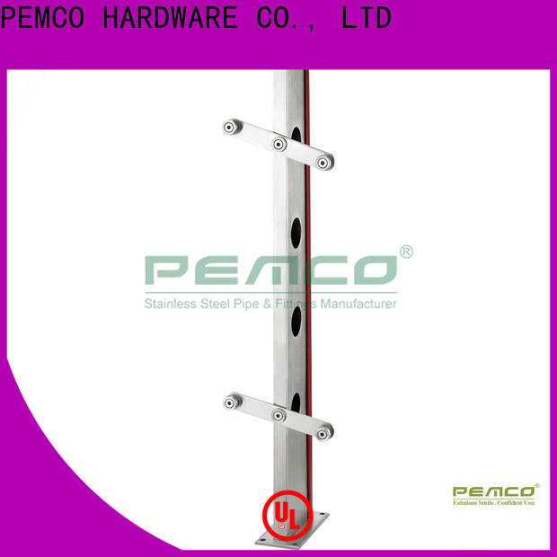 PEMCO Stainless Steel frameless glass railing for business for office building