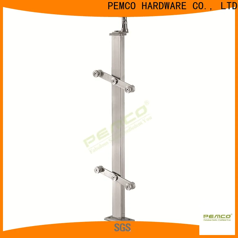 PEMCO Stainless Steel New glass railing Suppliers for deck railings