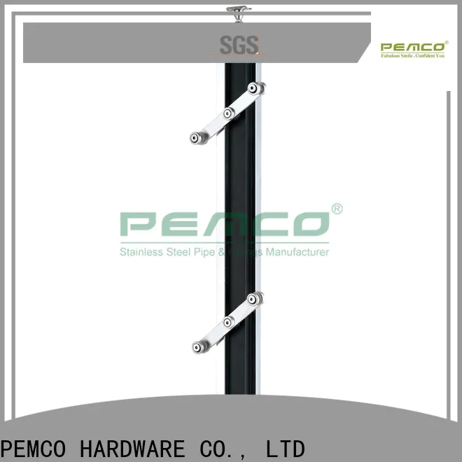 PEMCO Stainless Steel glass balustrade system for business for deck railings