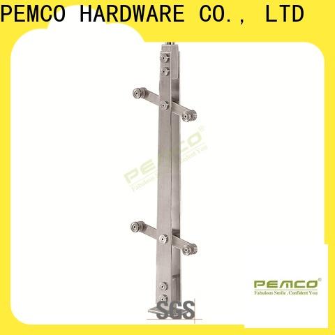 PEMCO Stainless Steel glass deck railing manufacturers for handrails