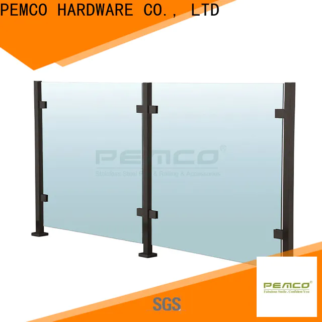 PEMCO Stainless Steel outstanding stainless steel glass railing for business for handrails