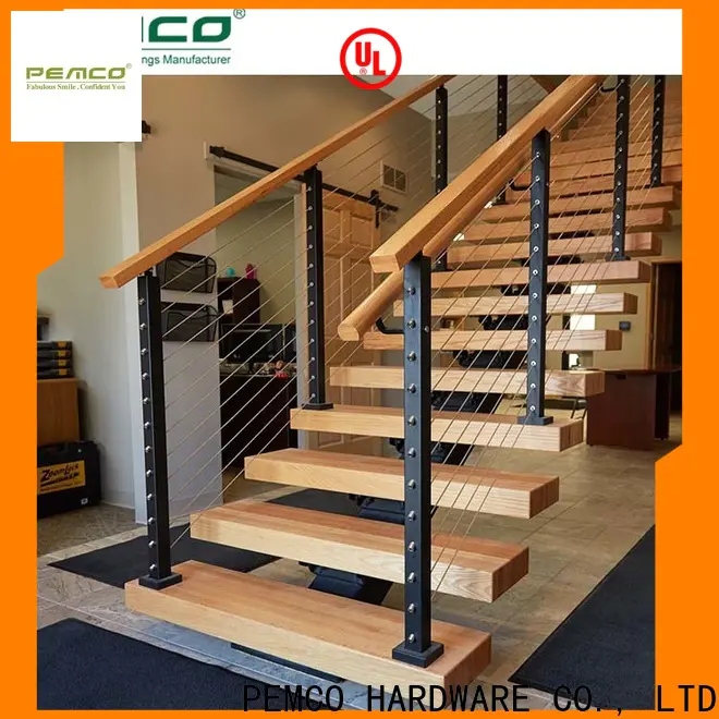 PEMCO Stainless Steel Best cable railing company for stair