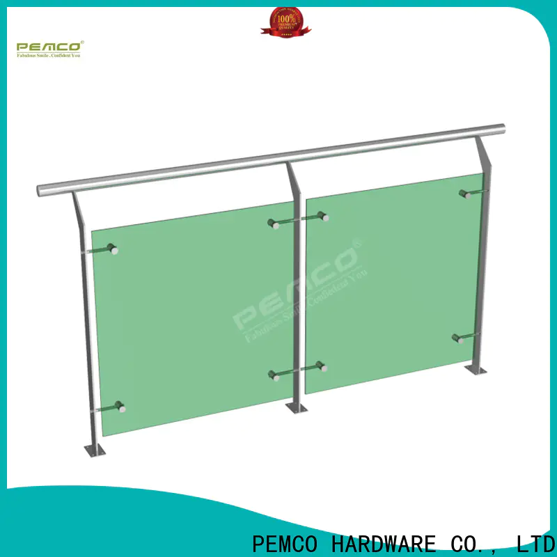 PEMCO Stainless Steel stainless steel glass railing factory for handrails