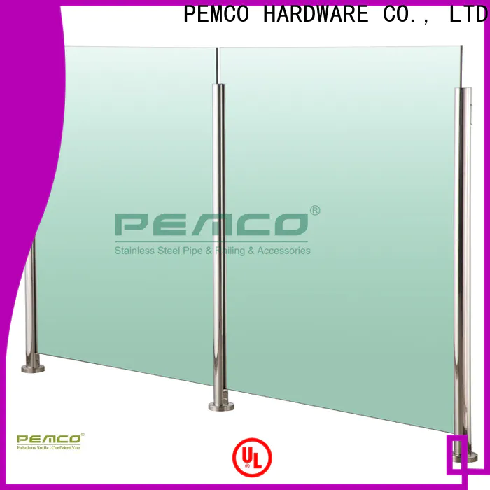 PEMCO Stainless Steel frameless glass railing Supply for handrails