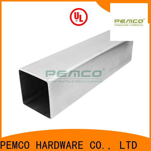 PEMCO Stainless Steel durable stainless steel square pipe manufacturers for handrail